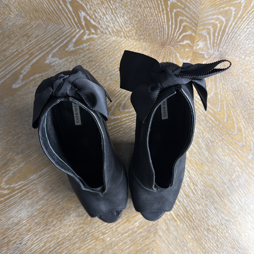 VERA WANG Footwear Black 'Royce' Heel Booties 7.5 - Picture 12 of 16